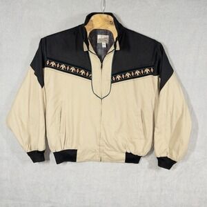 Vtg Express Rider Western Aztec Navajo Blanket Lined Duck Jacket XXL USA Made